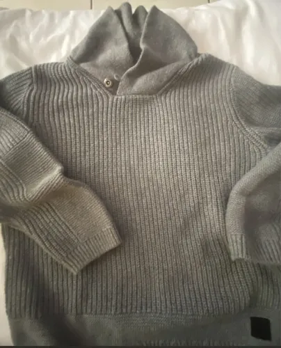 SUÉTER ZARA KIDS CINZA