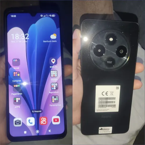 Xiaomi Redmi 14C 4/256 (Preto) - +4 Ram expansível