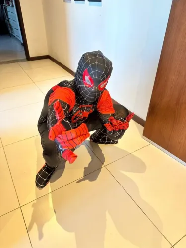 Fantasia Cosplay Homem-Aranha Adulto Macacão Zentai - Usada 1 Vez - Oportunidade!
