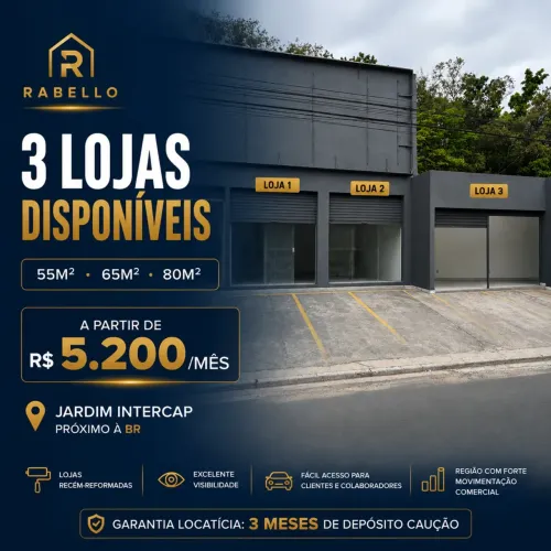 Lojas recem reformadas - Taboao - Excelente visibilidade