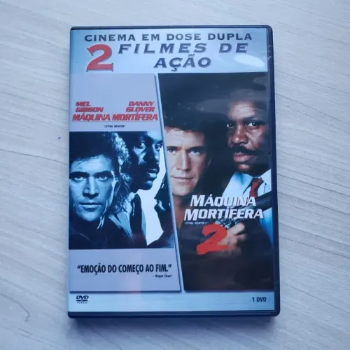 DVD Cinema em Dose Dupla: Máquina Mortífera / Máquina Mortífera 2