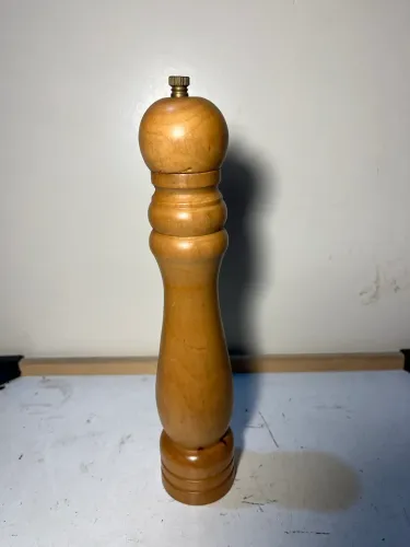 Molinillo Madera 25 Cm Especiero Pimentero Salero Bazar