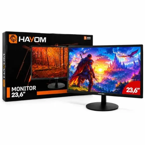 Monitor Gamer 23,6" Full HD 75Hz LED (HDMI/VGA) Hayom
