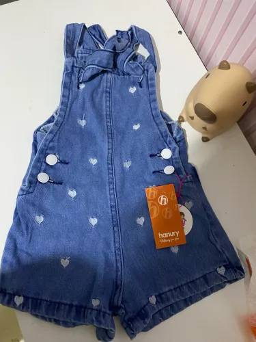 Jardineira Jeans (short) INFANTIL