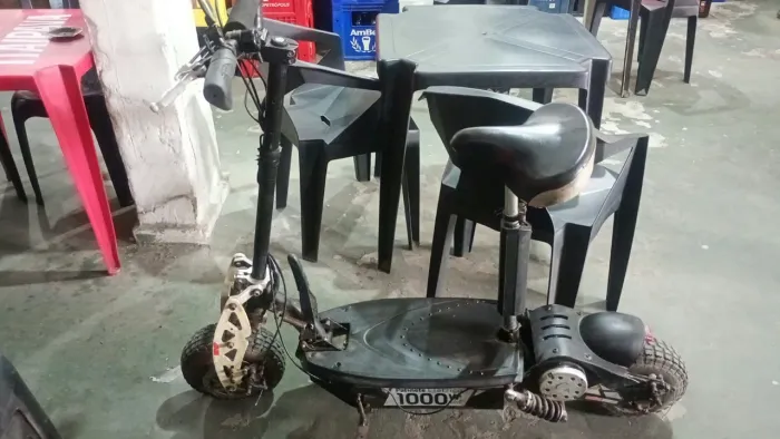 Patinete elétrico 1000w dobrável com banco.