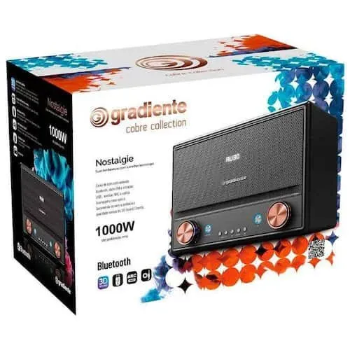 Caixa de som gradiente  nostalgie  1000wats