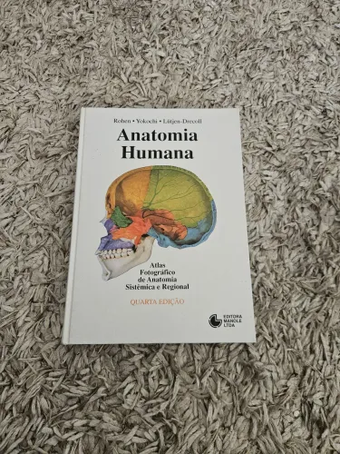 Livro Anatomia Himana 4 edição Atlas fotográfico
