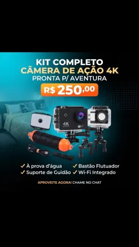 Câmera estilo go pro