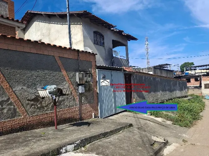 PC967 Duas Casas pelo preço de uma, em um só terreno, sendo uma 2 Qtos e outra 1 Qto