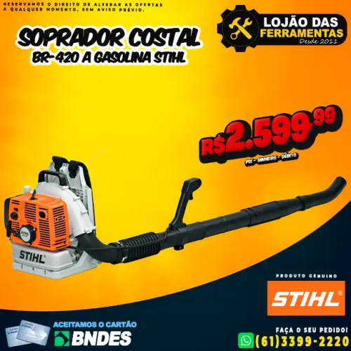 Soprador Costal BR-420 a Gasolina Stihl