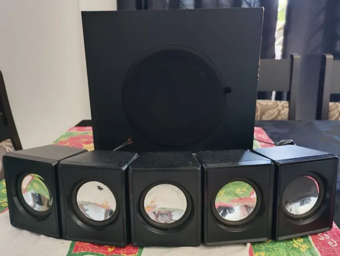 Caixas de som home theater Lenoxx 