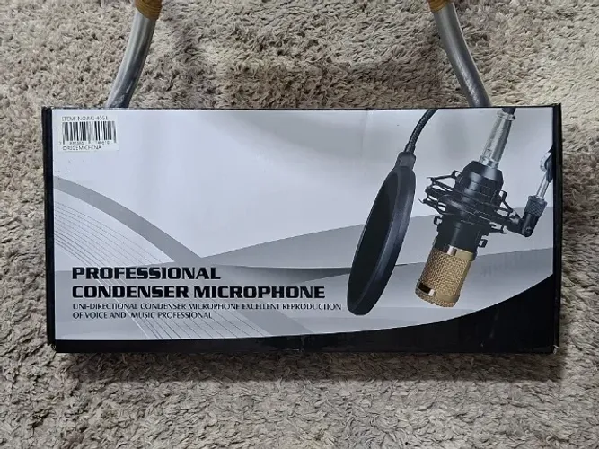 Kit Microfone BM800 Profissional Condesador Unidimensional Novo