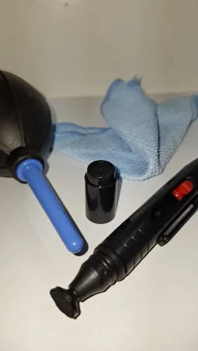 Kit de limpeza de lentes de câmera fotográfica