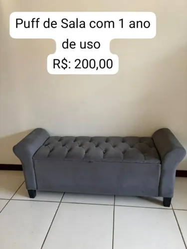 Puff de Sala com 1 ano de uso