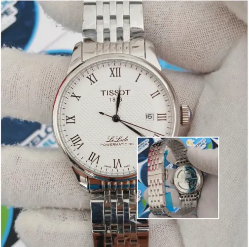RELÓGIO LE LOCLE AUTOMATICO FUNDO BRANCO