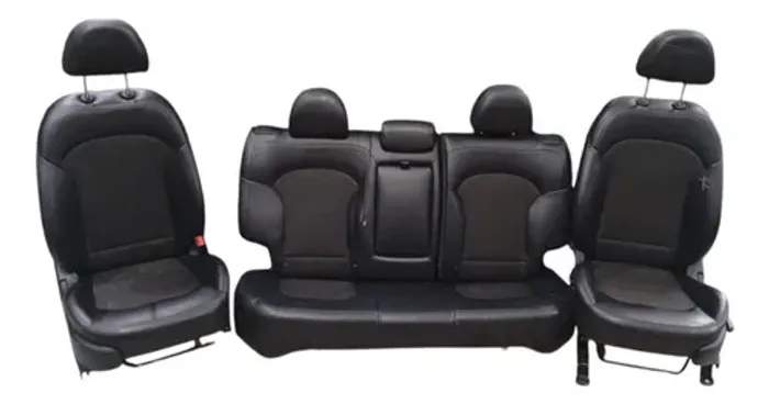 Conjunto Assentos 5 Lugares Hyundai Ix35 2017 2018 Cor Preta