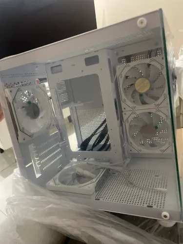 Gabinete Gamer branco Aquário