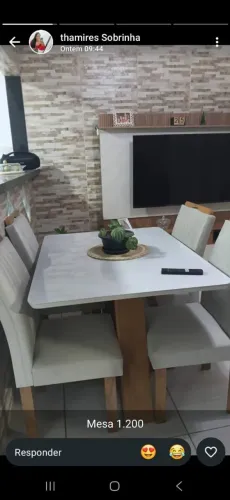 Mesa 4 cadeiras mdf