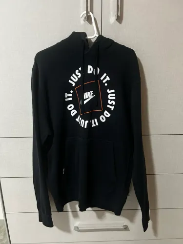 Casaco moletom Nike Just do It, preto, tamanho P, ORIGINAL.