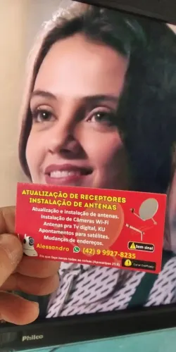 Antenas Receptores e Câmeras 