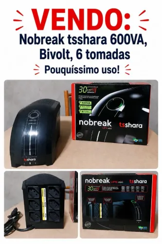 NOBREAK 600VA NOVO