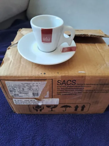 Jogo xícara de cafe expresso