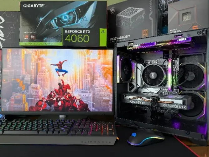 PC-Gamer Ryzen 5-7600 (5700x3D) B650M 16gb DDR5 SSD-500gb RTX-4060 Galax 8gb