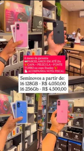 Seminovos com 06 meses de garantia World Store! ?