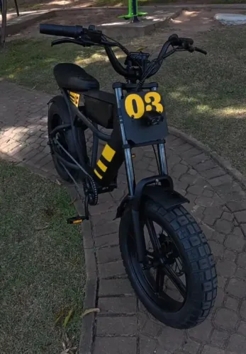Bike Elétrica Mangosteen FT03 1000W 18Ah - Pronta Entrega em Belo Horizonte