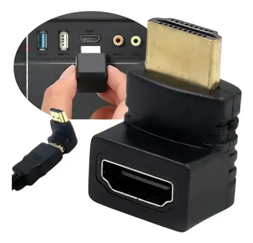 Adaptador HDMI 90 Graus
