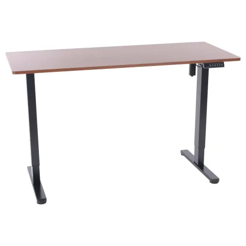 Mesa Comfy com regularem de altura, armazenamento de 3 alturas.