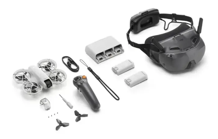 Combo DJI Neo + Oculos + 3 baterias + lentes freewell