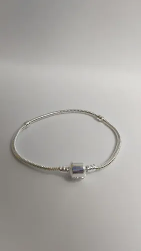 Kit 20 Pingentes Berloque + Pulseira Rabo de Rato Prata | Semi-joia para Revendedora