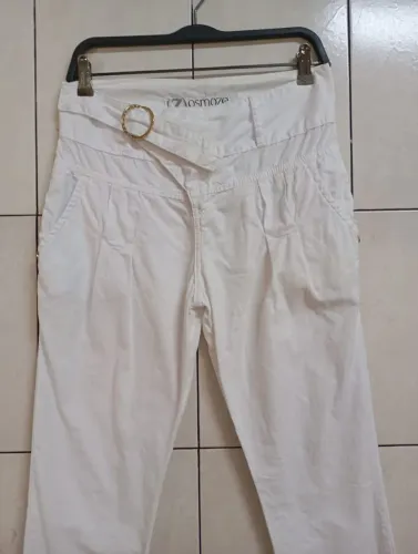 Calça feminina branca osmoze tamanho 36