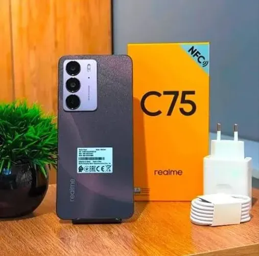 Realme C75 256 GGB Preto Novo