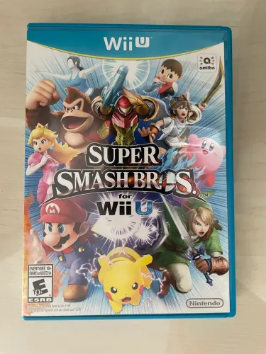 Super Smash Bros para Wii U - Completo - Capa PT-BR + Manual - Original