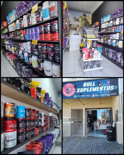 Loja de suplementos completa 