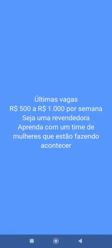 Oportunidade nova fonte de renda!