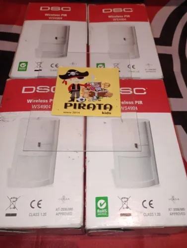 Sensor DSC Wireless WS4904 PIR Lote com 4 unidades 