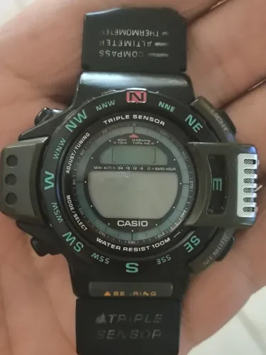 Relógio Casio ATC-1100 para manutenção ou peças
