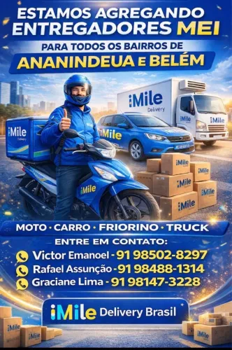 AGREGA-SE  ENTREGADORES MEI - ANANINDEUA E BELÉM