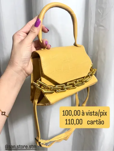 Linda Bolsa Amarela Disponível 