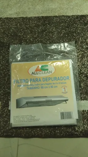 Filtro Manta AllClean para Depurador (tamanho 60 cm x 80 cm)