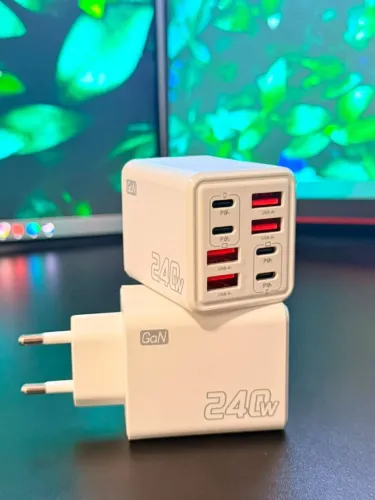 CARREGADOR GAN 240W - NOVO/LACRADO