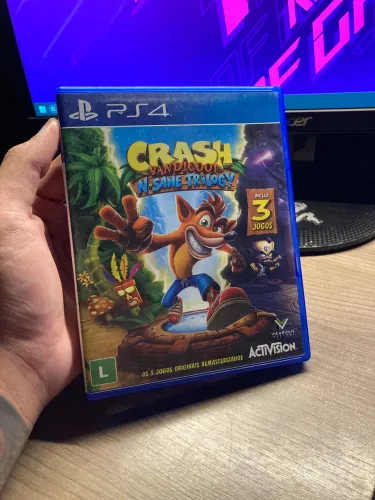 Crash Bandicoot N. Sane Trilogy PS4 Midia Fisica 