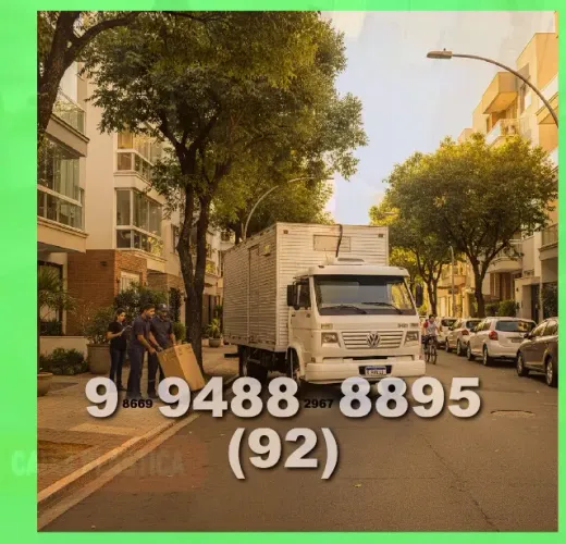 Frete bau em Santo Agostinho, Alvorada, Cidade Nova, Adrianópolis, Ponta Negra, (92) 9.948