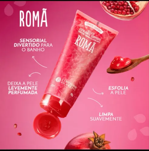 Geleia esfoliante corporal Romã 200ml Loccitane L?occitane