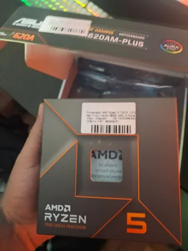 Processador Ryzen 5 7600x *Troco por ryzen 7 7800x3d + volta minha*