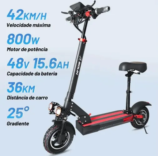 PATINETE ELÉTRICO - MOTOR 800W