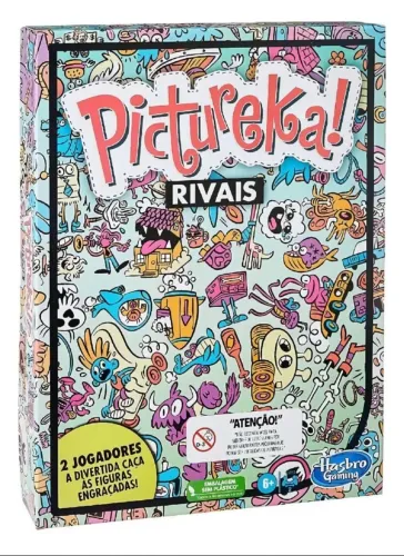 Jogo de Tabuleiro PICTUREKA Edição RIVAIS - HASBRO.(NOVO)